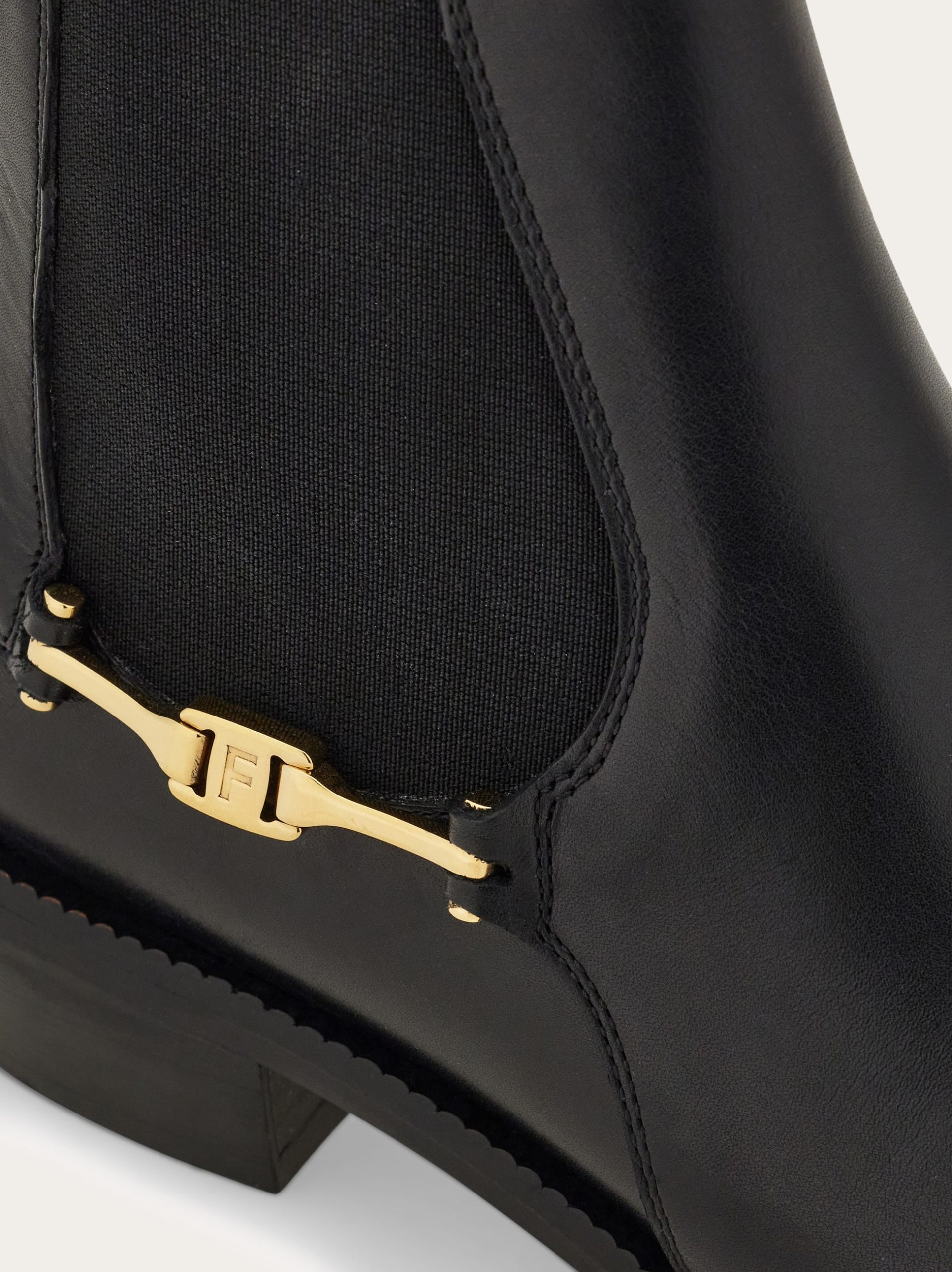 Ferragamo F buckle Chelsea boot - Image 3